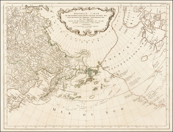 20-Polar Maps, Alaska, Pacific, Russia in Asia and Canada Map By Paolo Santini