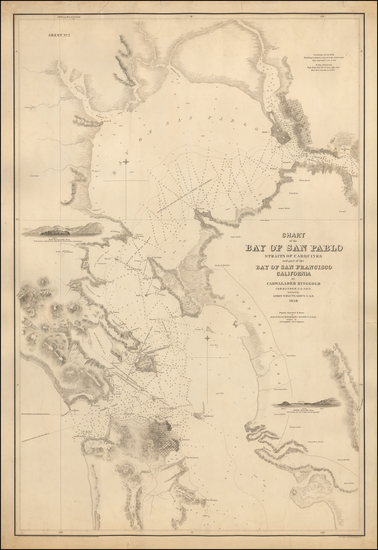 35-California and San Francisco & Bay Area Map By Cadwalader Ringgold