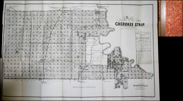 4-Plains and Southwest Map By Western Lithographing Co.