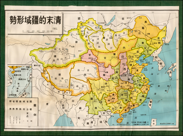 36-China Map By Mass Culture Society Publisher