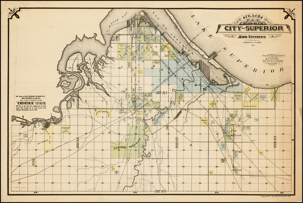 71-Midwest Map By M A Strand