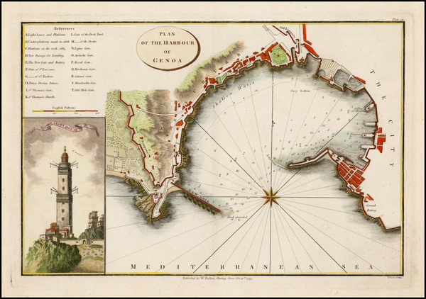 61-Northern Italy and Other Italian Cities Map By William Faden