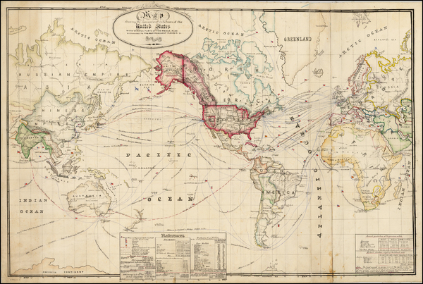 13-World, World and United States Map By Anton R. Roessler