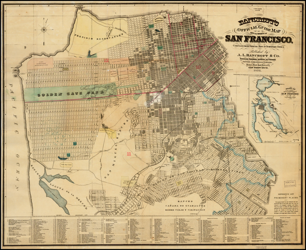 95-California Map By A.L. Bancroft & Co.