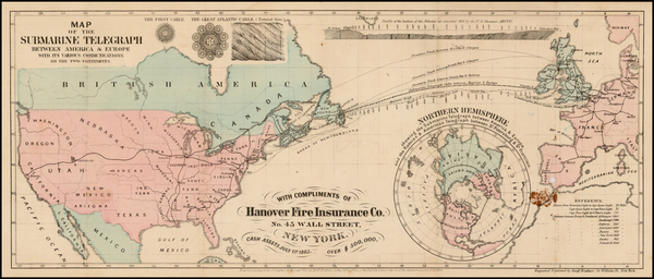 81-Northern Hemisphere, Atlantic Ocean, United States, North America, Europe and Europe Map By Kor