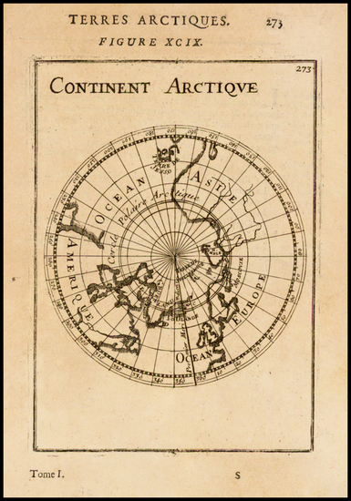 81-Polar Maps Map By Alain Manesson Mallet