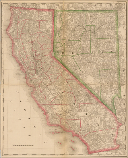 41-California Map By William Rand  &  Andrew McNally