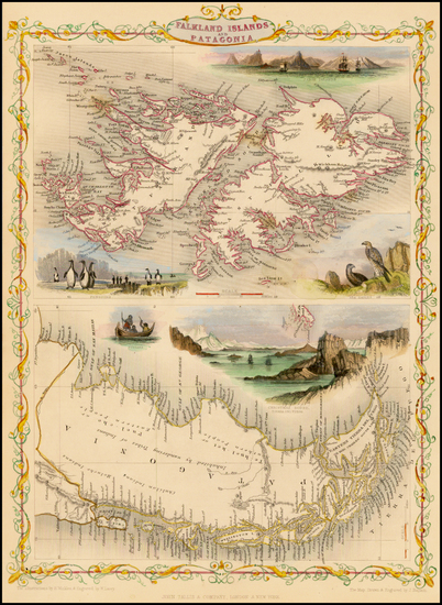 100-South America Map By John Tallis