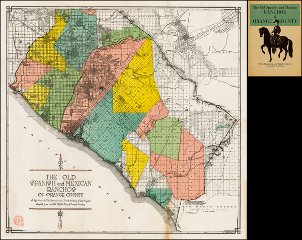 69-California Map By Title Insurance & Trust Company / Lowell Butler