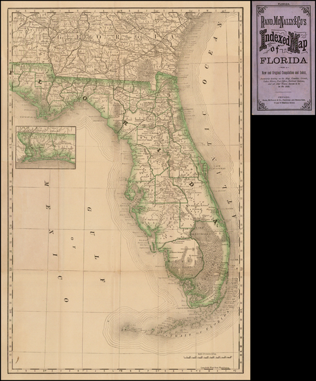 1-Florida Map By Rand McNally & Company