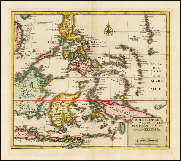 82-Southeast Asia and Philippines Map By Issac Tirion