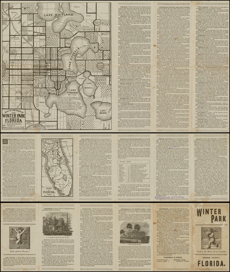 76-Florida Map By Chapman & Chase