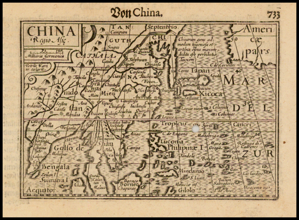 1-China, Korea and Southeast Asia Map By Barent Langenes