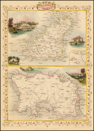 29-British Isles Map By John Tallis