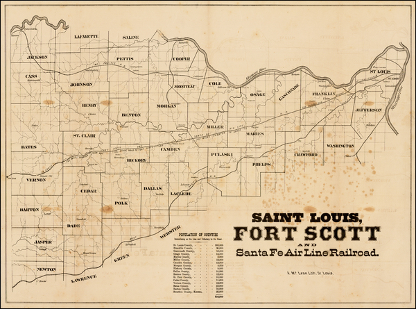 33-Plains Map By A. McLean Lith.