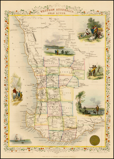 24-Australia Map By John Tallis