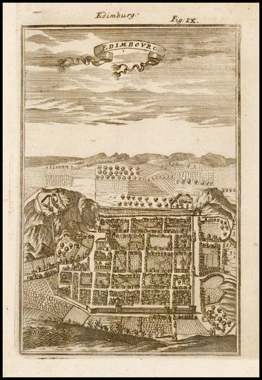 1-Scotland Map By Alain Manesson Mallet