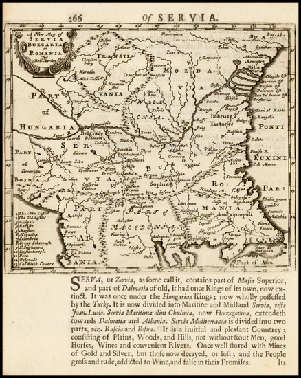 4-Romania and Balkans Map By Robert Morden