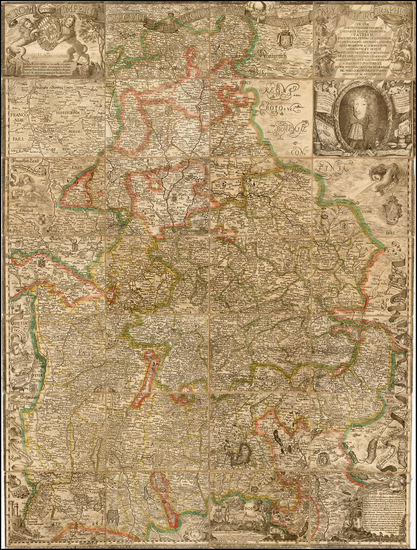 46-Germany Map By Georg Philipp Finckh