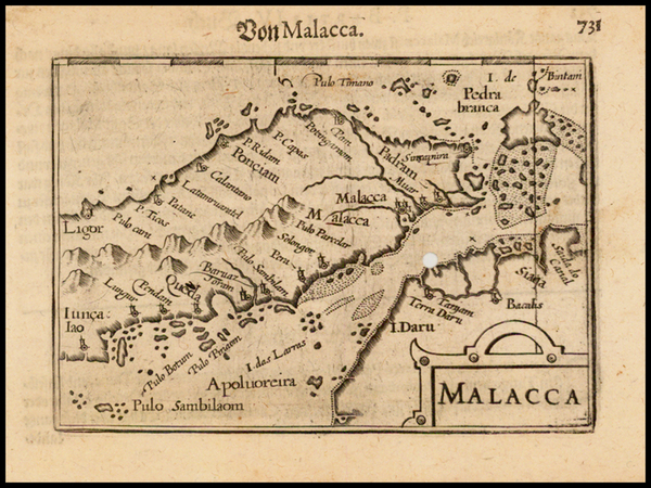 19-Singapore and Malaysia Map By Barent Langenes