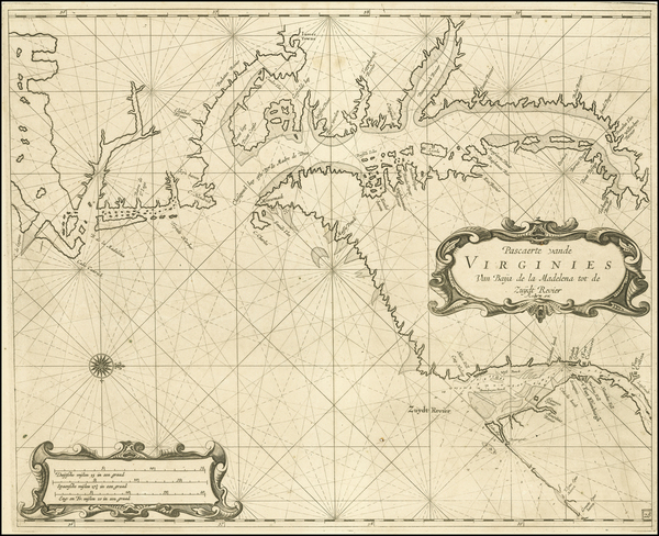 27-Southeast Map By Arent Roggeveen / Jacobus Robijn