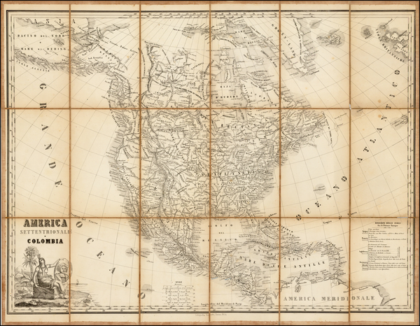 43-North America Map By Stanislao Stucchi