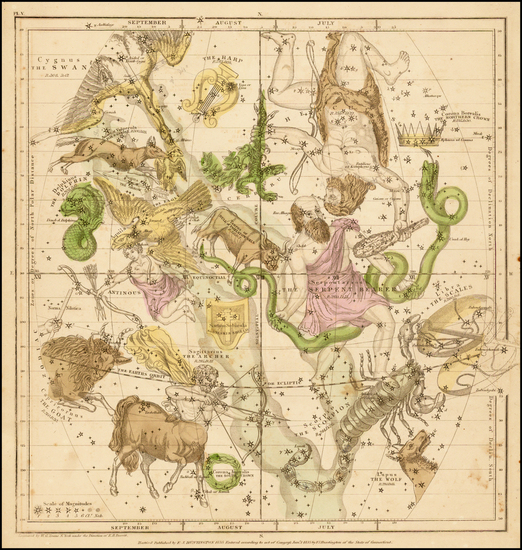 30-Celestial Maps Map By Elijah J. Burritt