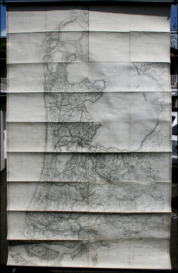 91-Netherlands Map By Carl  Friedrich von Wiebeking