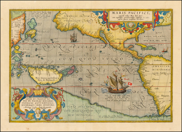 67-Western Hemisphere, Polar Maps, South America, Japan, Pacific, Australia, Oceania and America M