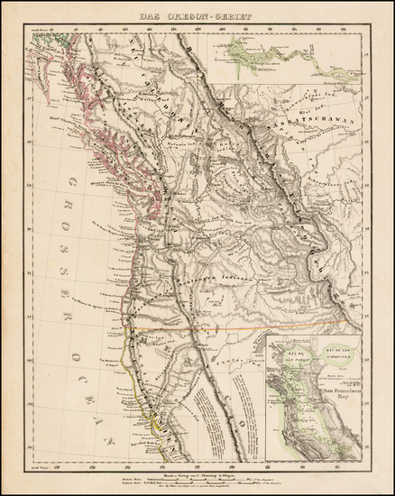 21-California and Canada Map By Carl Flemming