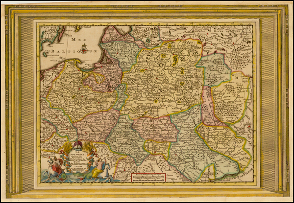 5-Poland Map By Pieter van der Aa