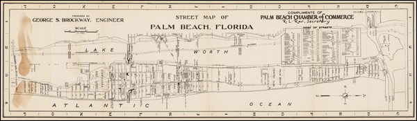 85-Florida Map By George S. Brockway