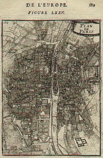 28-Europe and France Map By Alain Manesson Mallet