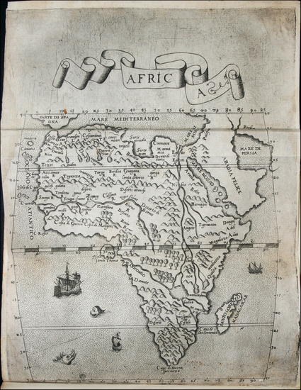 82-Africa and Africa Map By Giuseppe Cacchij dell' Aquila