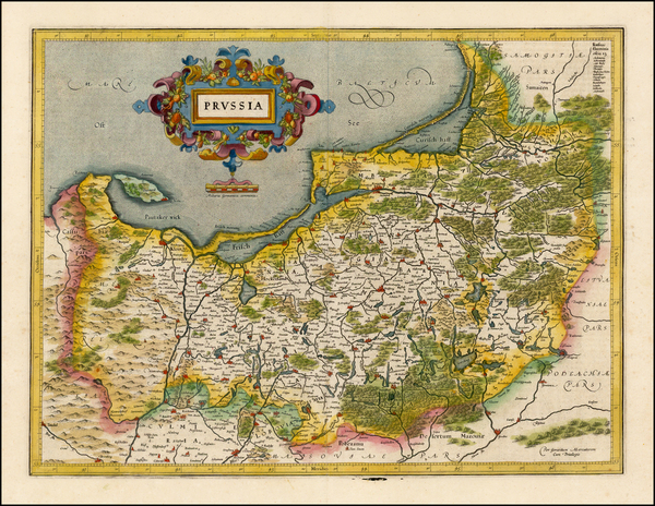 95-Poland, Baltic Countries and Germany Map By  Gerard Mercator