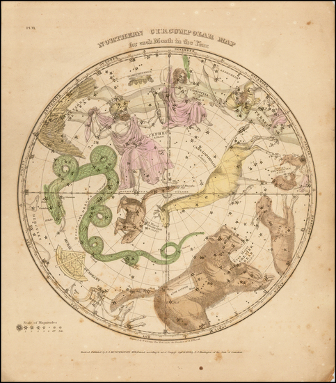 48-Celestial Maps Map By Elijah J. Burritt
