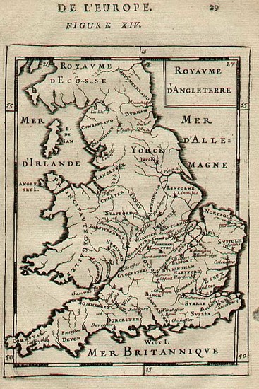 8-Europe and British Isles Map By Alain Manesson Mallet