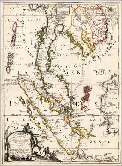 68-Southeast Asia Map By Jean-Baptiste Nolin