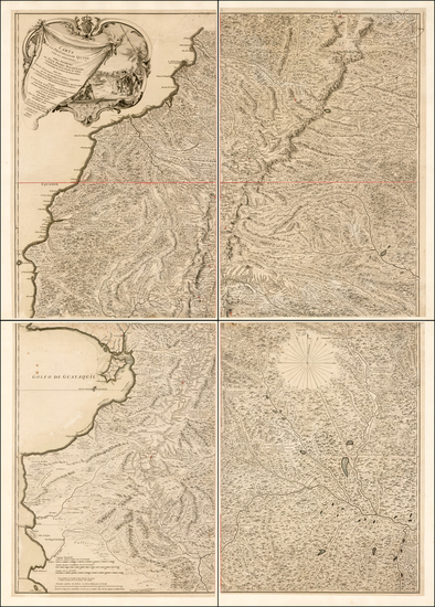 97-Colombia and Peru & Ecuador Map By Pedro Vincente Maldonado