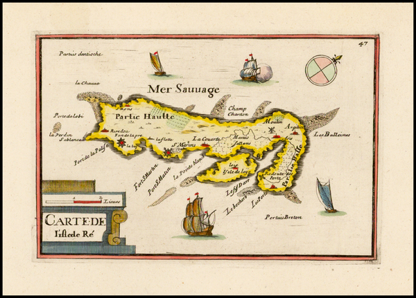 34-France and Balearic Islands Map By Daniel de La Feuille