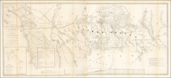 93-Texas, Southwest, Mexico, Baja California and California Map By Andrew Gray