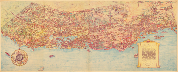 48-California Map By Francis De Foy