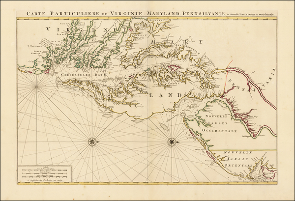 90-Mid-Atlantic and South Map By Pierre Mortier