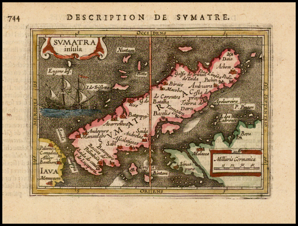 2-Southeast Asia and Other Islands Map By Petrus Bertius