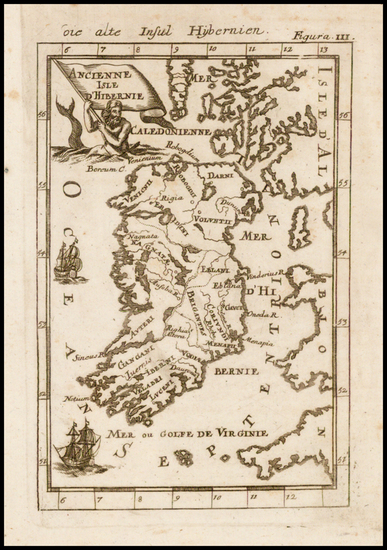 45-Ireland Map By Alain Manesson Mallet