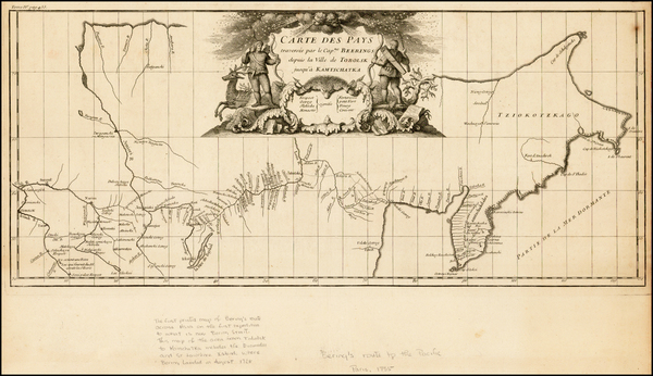 95-Polar Maps, Central Asia & Caucasus and Russia in Asia Map By Jean-Baptiste Bourguignon d'A