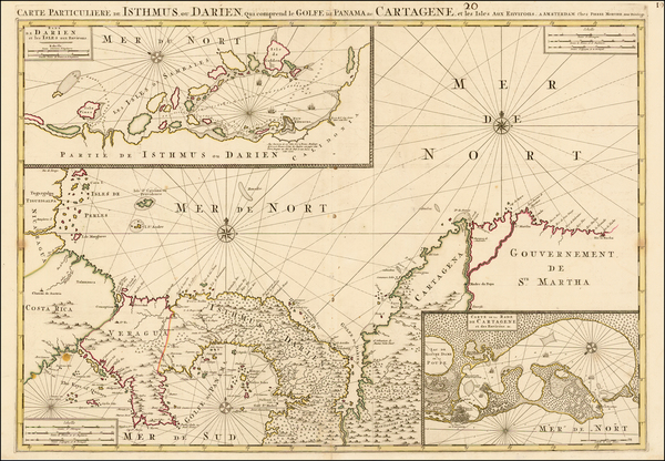 98-Central America Map By Pierre Mortier