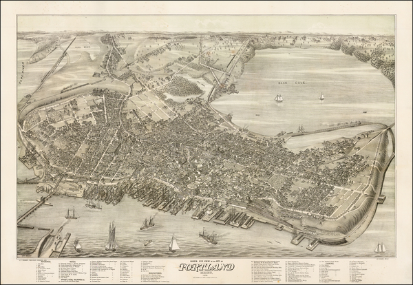 71-New England Map By J.J. Stoner