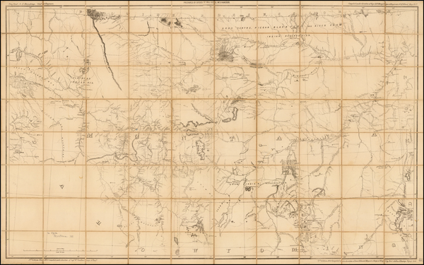 63-Plains and Rocky Mountains Map By United States Bureau of Topographical Engineers