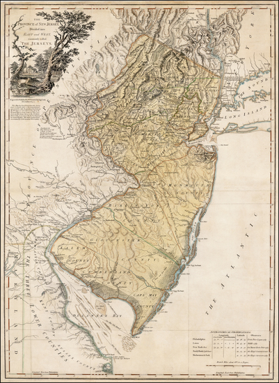 72-Mid-Atlantic Map By William Faden